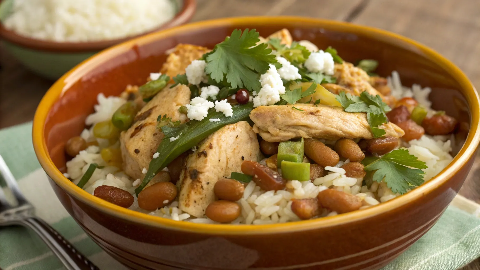 comforting chicken beans and rice recipe that s Delicious Chicken, Beans, and Rice Recipe