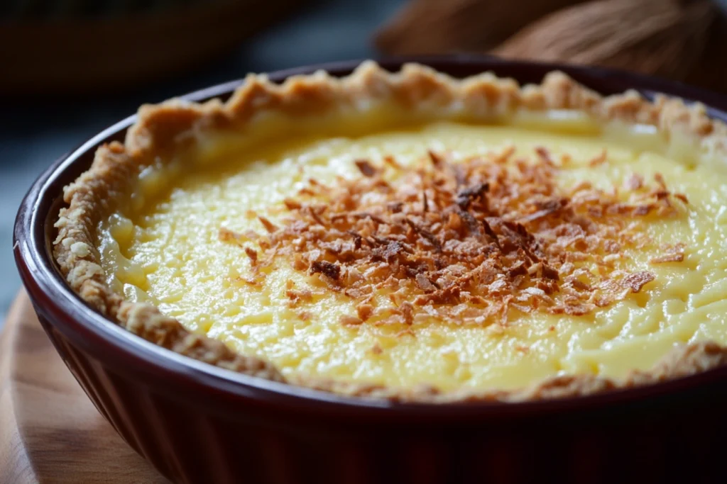 Coconut Custard Pie Recipe: A Decadent Homemade Treat 2 ~5g