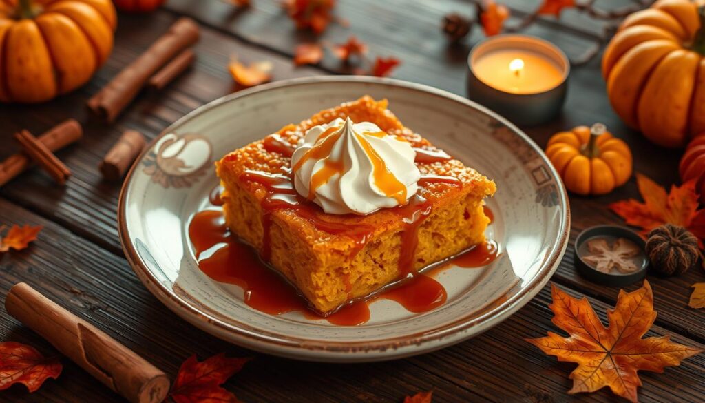 pumpkin dump cake