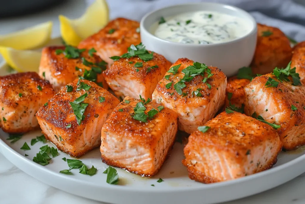 crispy salmo bites