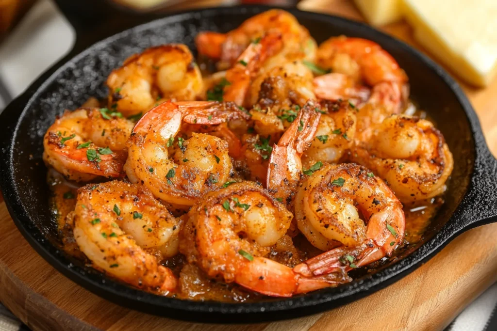 shrimp sizzling